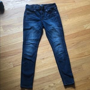 EXPRESS Mid rise denim skinny jeans